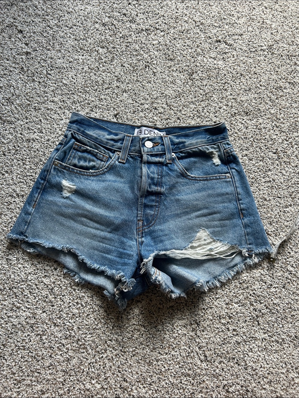 EB Denim Distressed Cutoff Shorts | Size 25